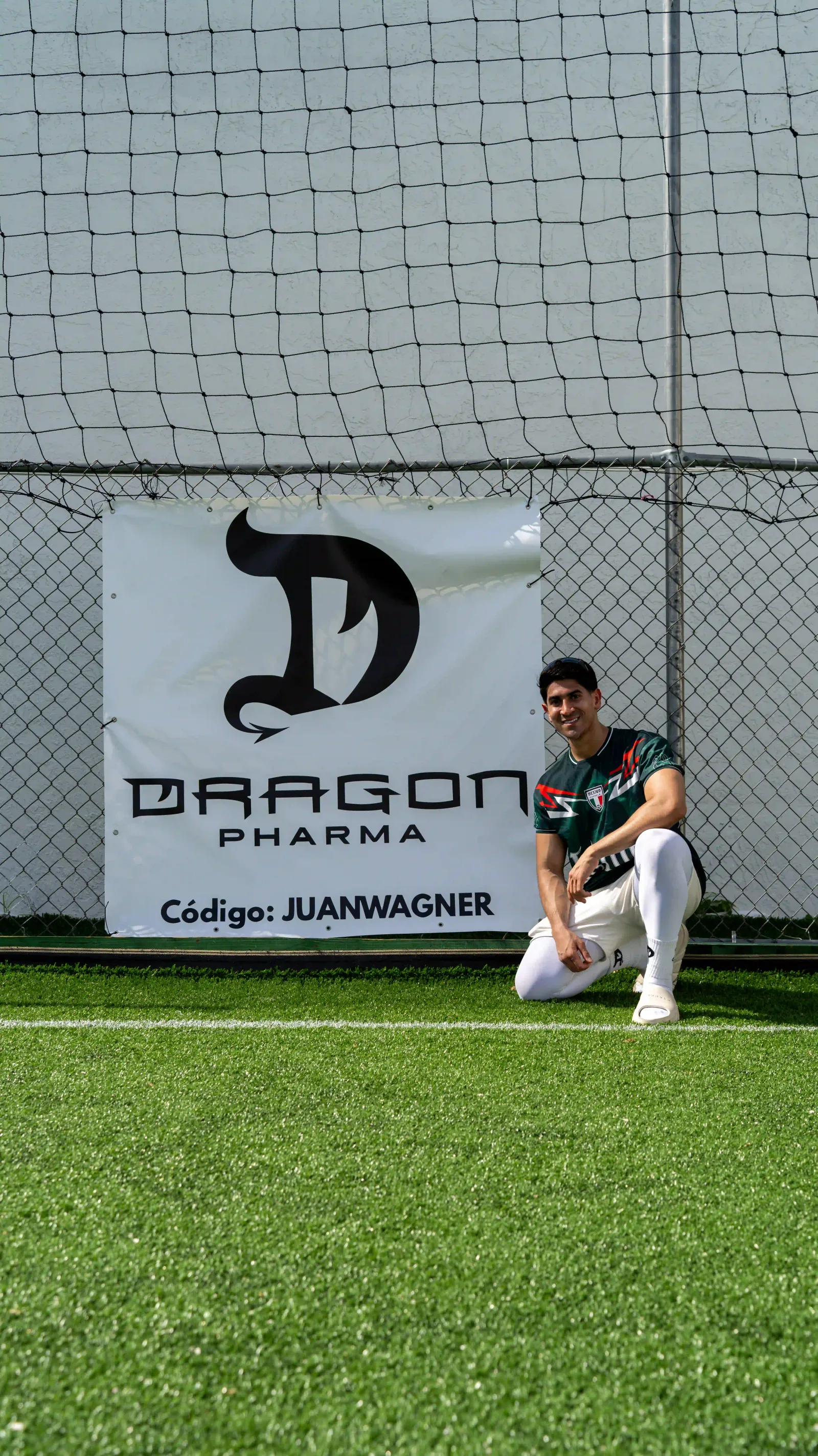 Juan Wagner en acción con Dragon Pharma